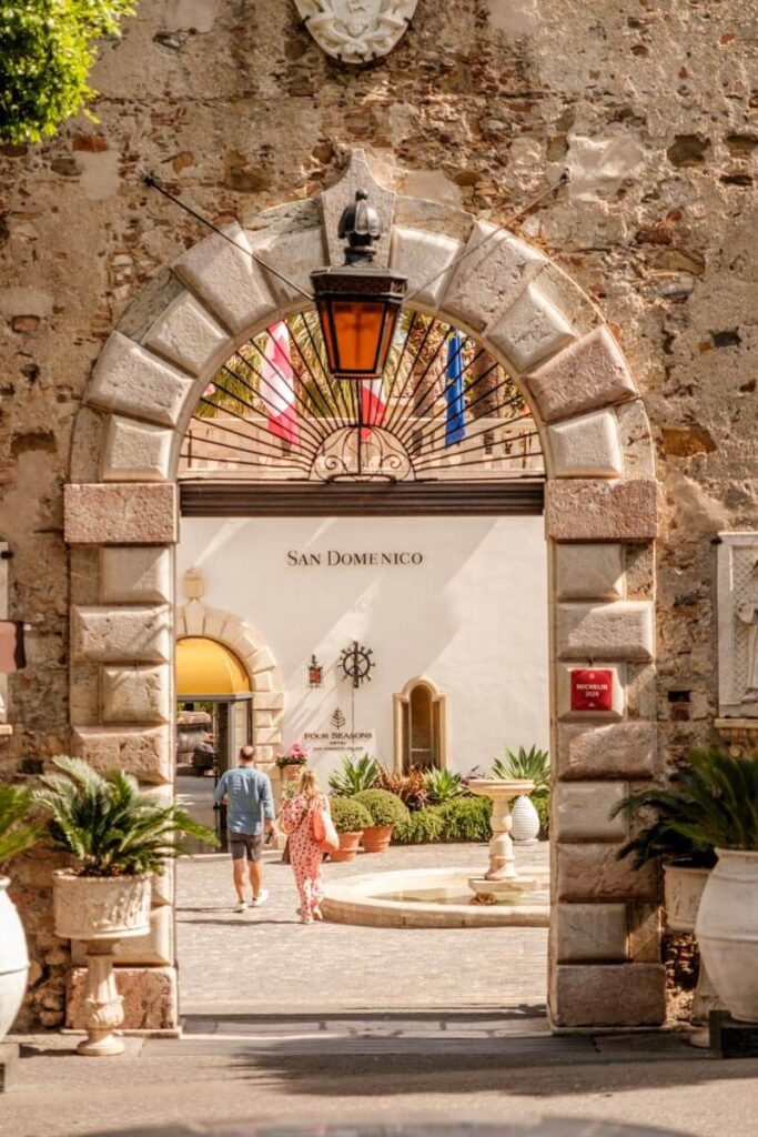 Four Seasons Hotel San Domenico Palace White Lotus season 2 filming location Sicily travelinmypocket