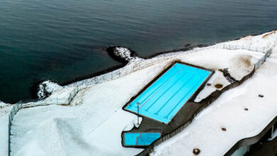 Hofsos Sundlaug Iceland most beautiful swimming pool travelinmypocket