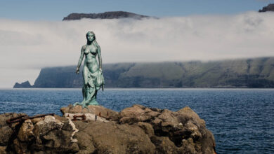 Kopakonan the Seal Woman Mikladalur Kalsoy Faroe Islands travelinmypocket