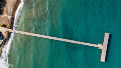 Limni Pier Cyprus drone travelinmypocket