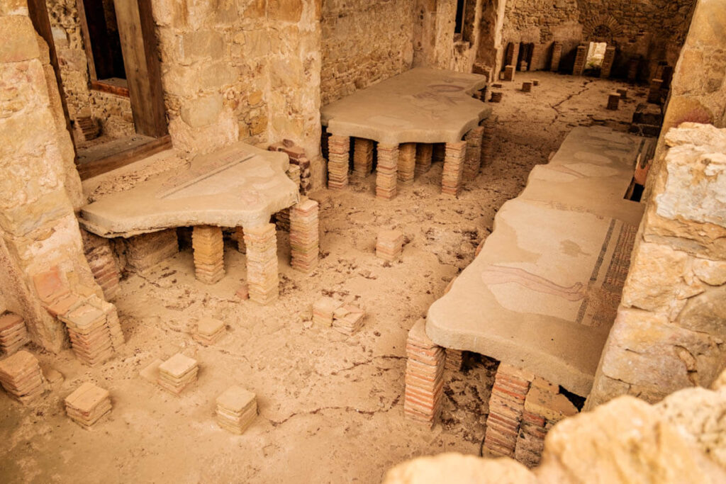 Piazza Armerina Villa Romana del Casale roman excavations Sicily travelinmypocket