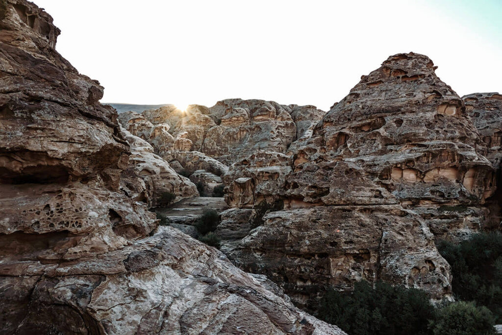 Sunrise Little Petra Jordan travelinmypocket