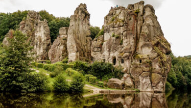 Teutoburger Wald Externsteine Germany travelinmypocket
