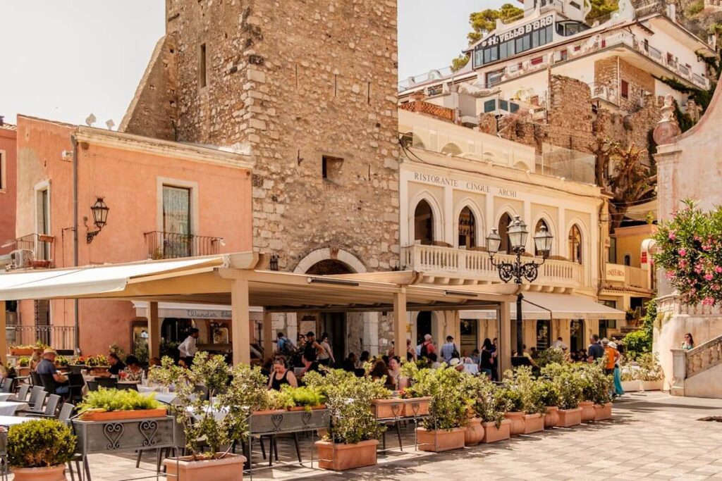 The White Lotus season 2 s Sicily Torre dell Orologio porta di mezzo Taormina travelinmypocket