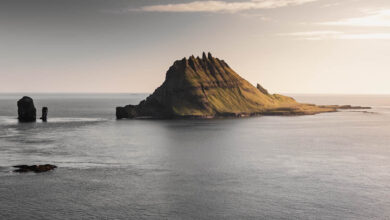 Tindholmur and Drangarnir Vagar Faroe Islands travelinmypocket