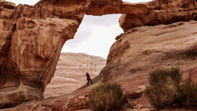 Wadi Rum Um Frouth Rock Bridge Jordan travelinmypocket