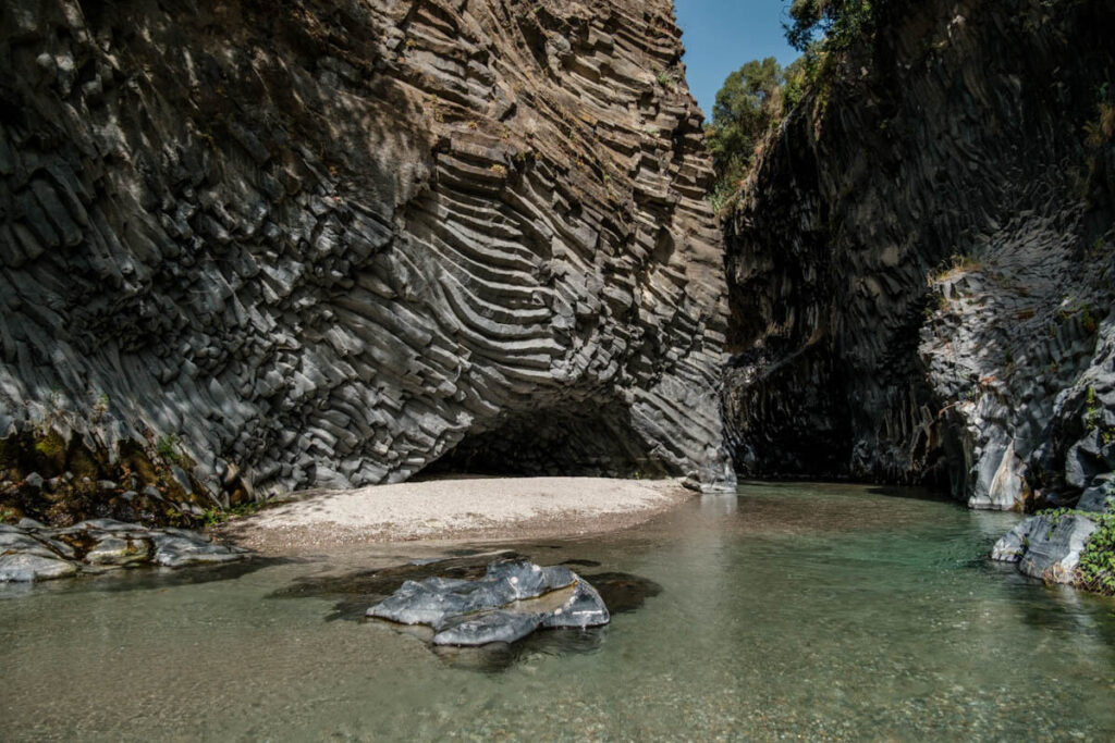 Alcantara Gorge hiking Sicily travelinmypocket