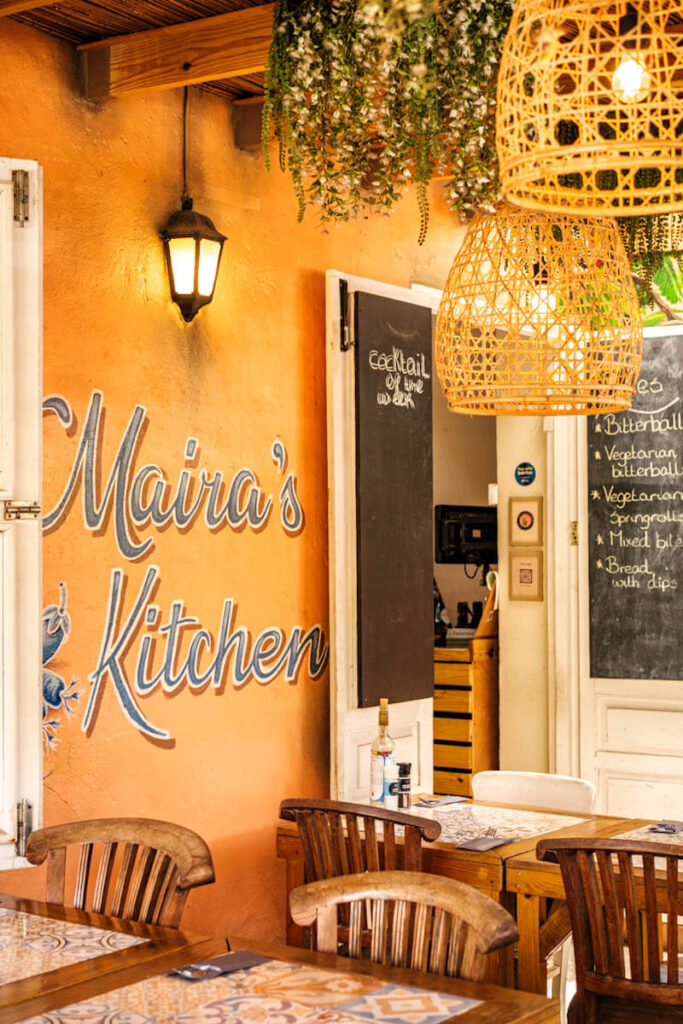 Culinary Curacao good food in Otrobanda Mairas Kitchen travelinmypocket