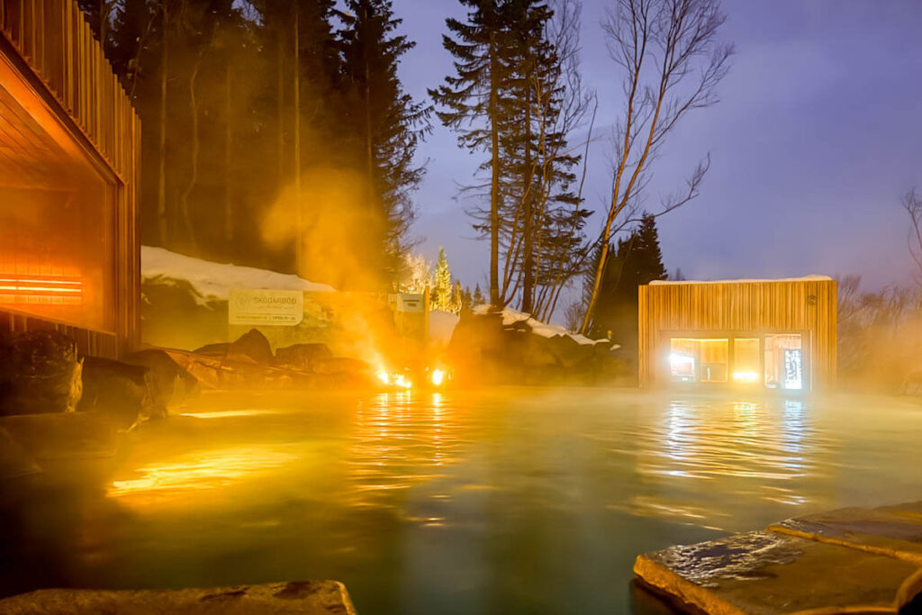 Geothermal baths Akureyri Forest Lagoon Iceland travelinmypocket