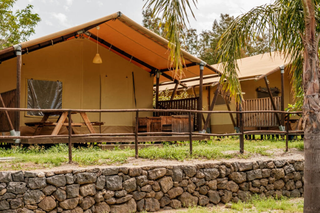 Glamping near Gole Alcantara Sicily travelinmypocket