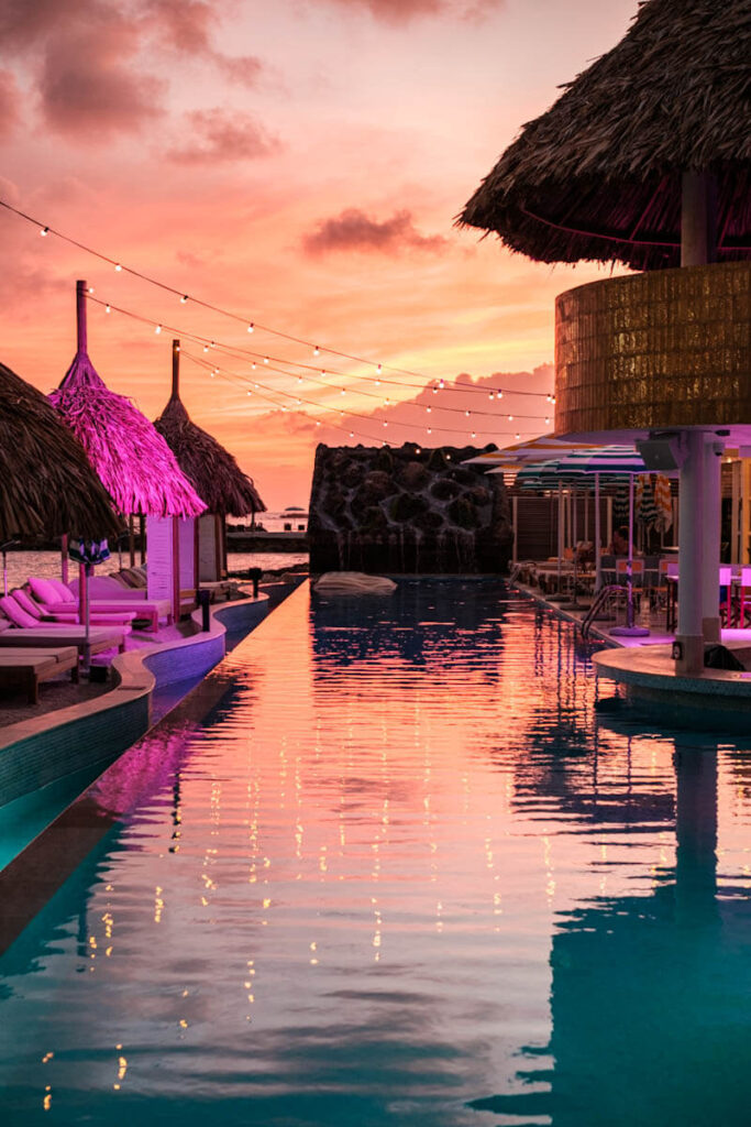 Good restaurants in Curacao Mondi Beach City Club travelinmypocket