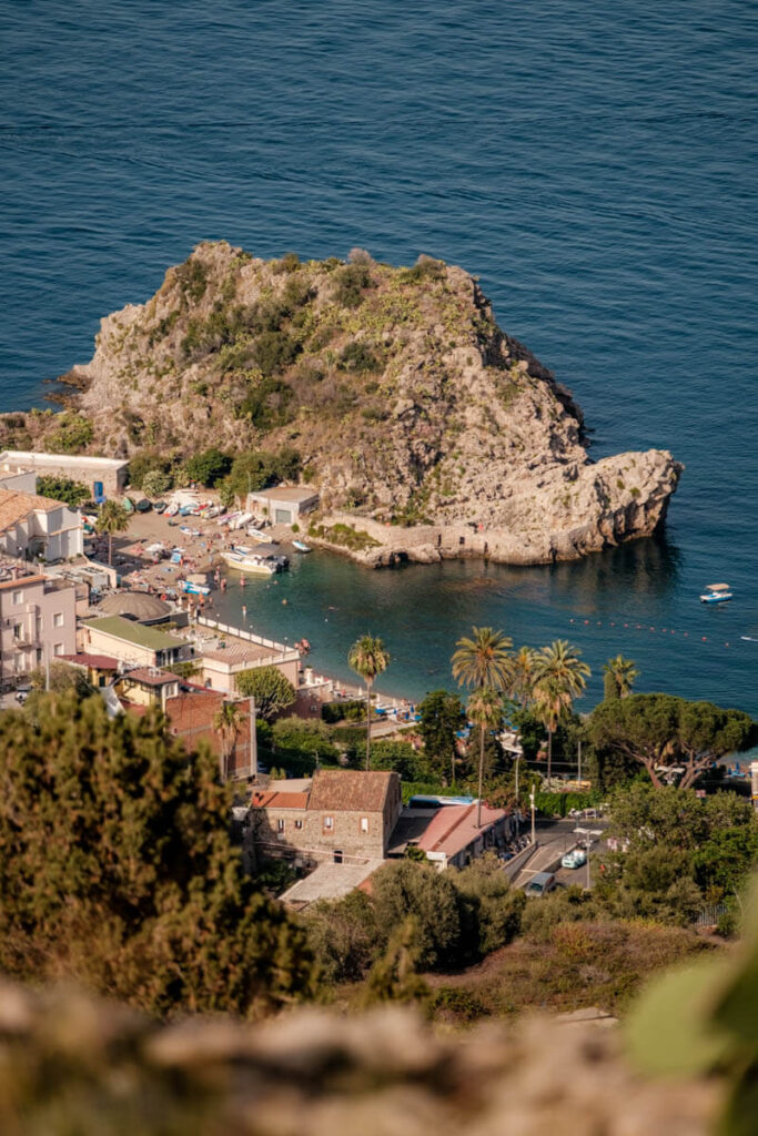 Mazzaro bay Taormina Sicily travelinmypocket