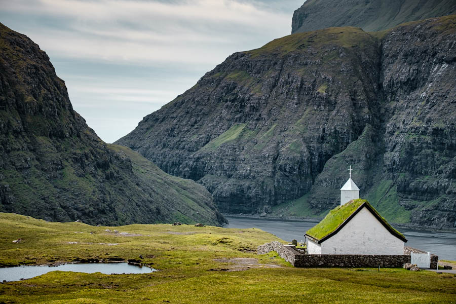 Saksun Saksunar kirkja Faroe Islands travelinmypocket