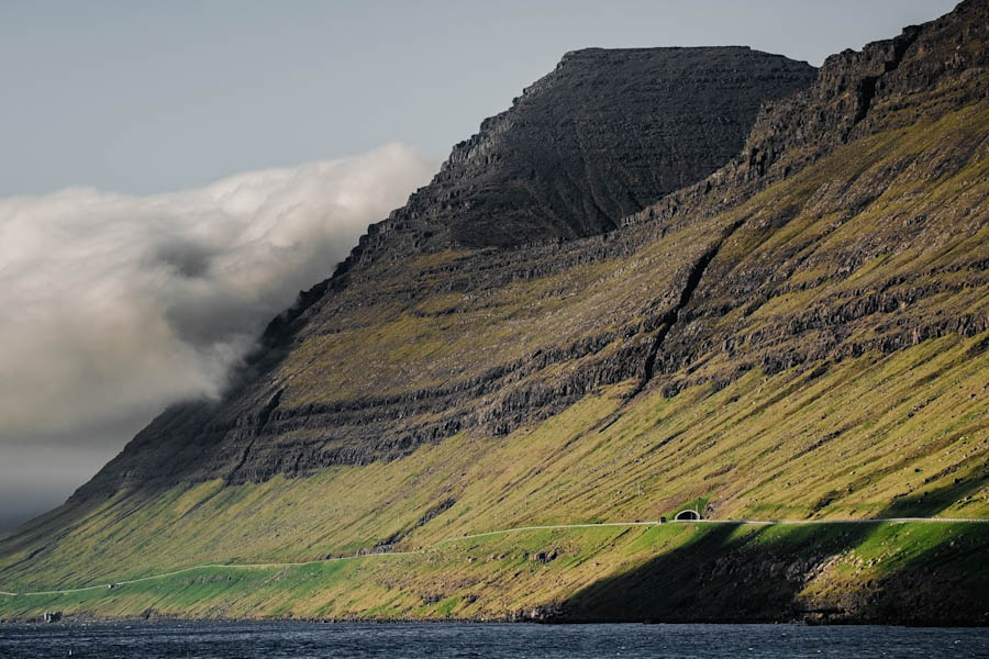 Vidoy Vidareidistunnilin tunnel to Vidareidi Faroe Islands travelinmypocket