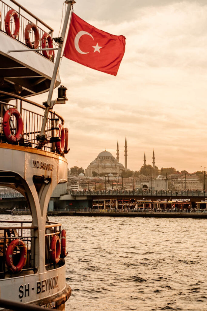 Boat to Asian part of Istanbul travelinmypocket