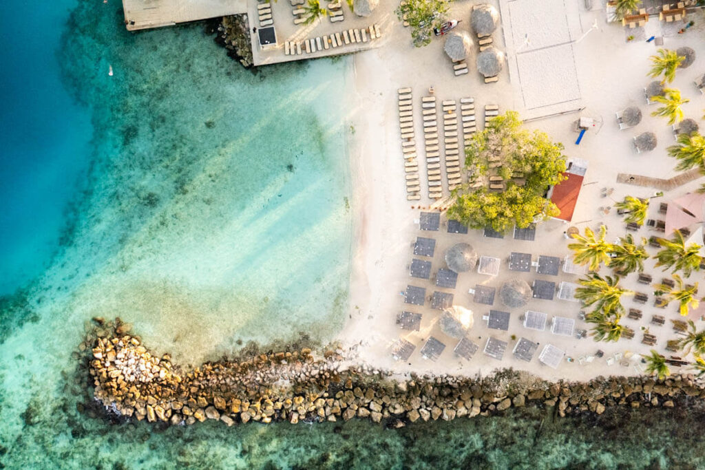 Famous beaches Curacao Jan Thiel travelinmypocket