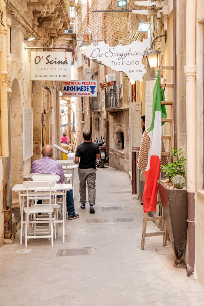 Via Domenico Scina Ortigia Syracuse Sicily travelinmypocket