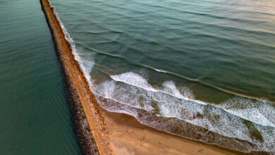 Algarve pier Foz do Guadiana Portugal travelinmypocket
