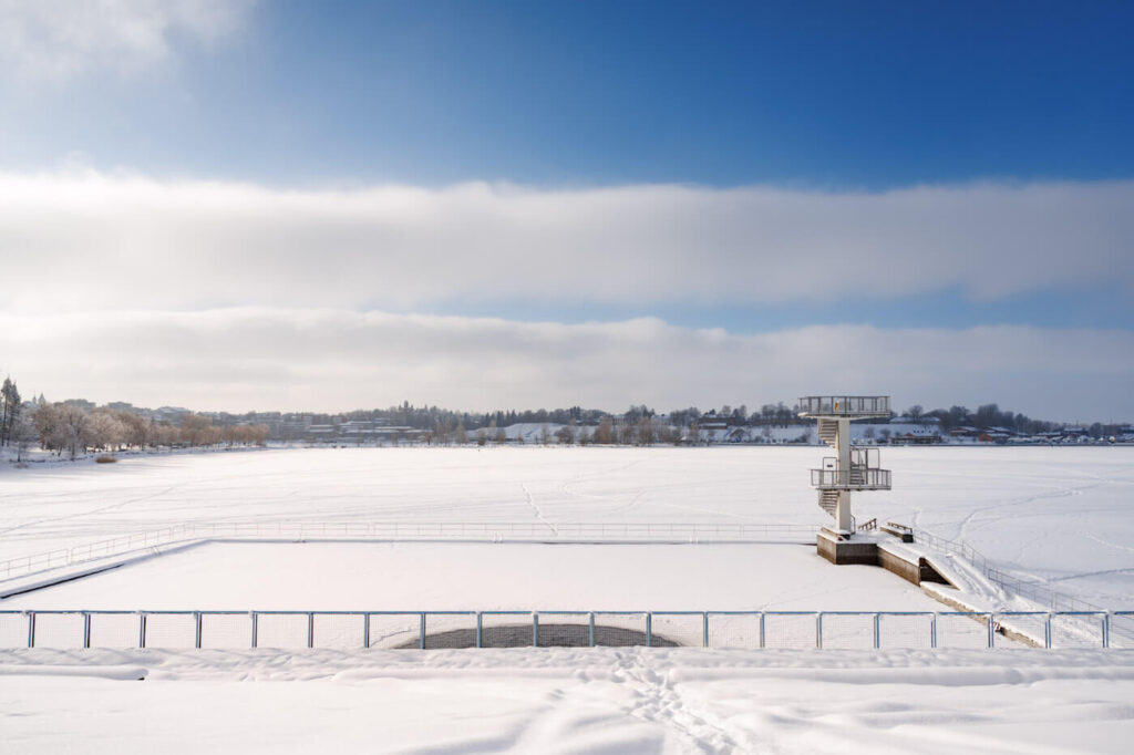 Winter swimming Lake Saimaa Lappeenranta travelinmypocket