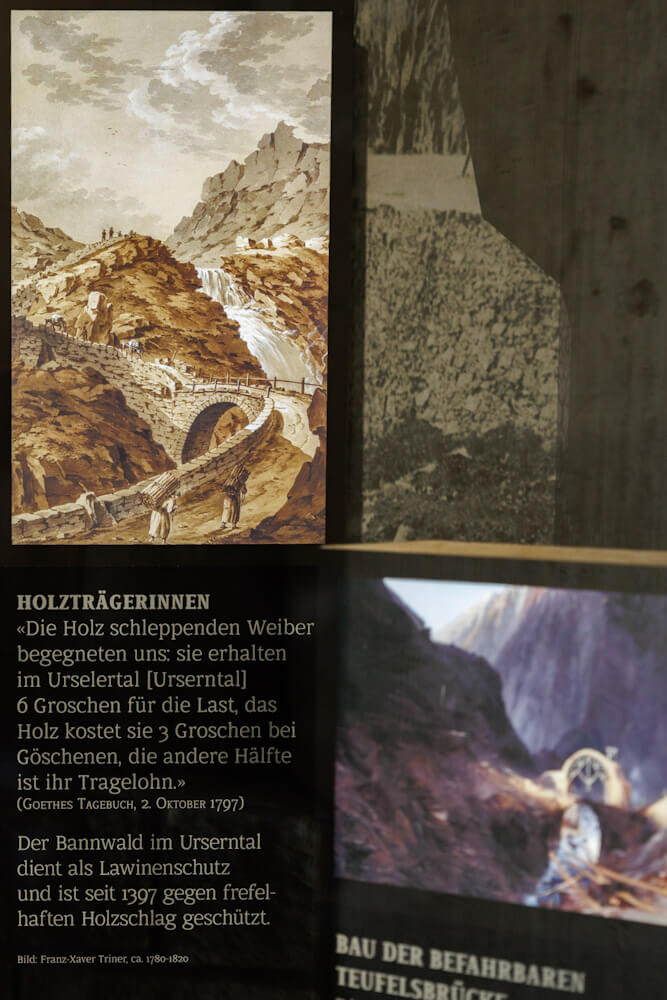 Exposition Schollenenschlucht Switzerland travelinmypocket