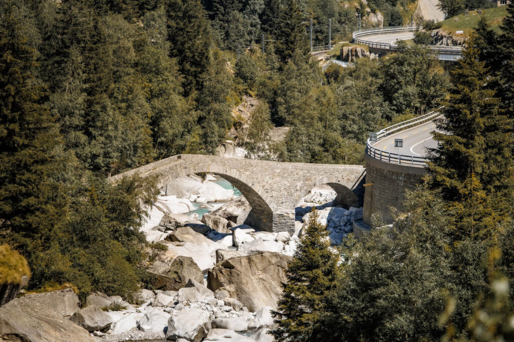 Switzerland Schollenenschlucht Haderlisbrucke travelinmypocket