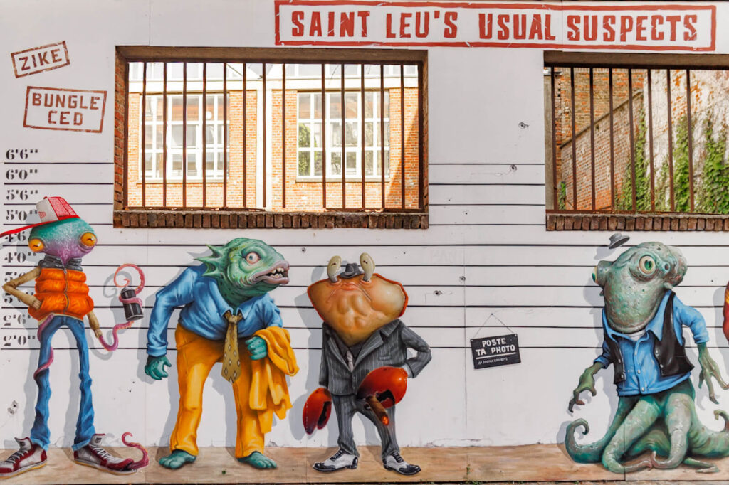 Sights in Amiens Saint Leu street art travelinmypocket